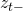 z_{t-}