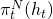 \pi_t^N(h_t)