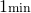 1{\scriptstyle \mathrm{min}}