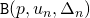 \mathtt{B}(p,u_n,\Delta_n)