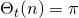 \Theta_t(n) = \pi