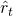 \hat{r}_t