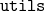 \mathtt{utils}