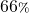 66{\scriptstyle \%}