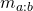 m_{a:b}