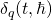 \delta_q(t,\hbar)