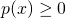p(x) \geq 0