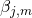 \beta_{j,m}