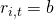 r_{i,t} = b