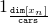 1_{\scriptscriptstyle \frac{\mathtt{dim}[x_n]}{\mathtt{cars}}}