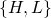 \{H,L\}