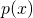 p(x)