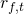 r_{f,t}