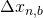\Delta x_{n,b}