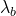 \lambda_b