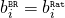 b_i^{\scriptscriptstyle \mathtt{BR}} = b_i^{\scriptscriptstyle \mathtt{Rat}}