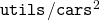 \mathtt{utils}/\mathtt{cars}^2