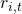r_{i,t}