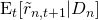 \mathrm{E}_t[\tilde{r}_{n,t+1}|D_n]