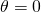\theta = 0
